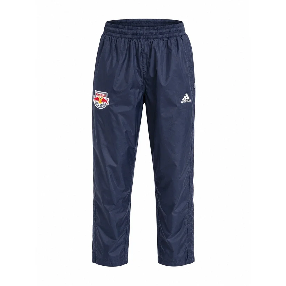 Adidas New York Red Bull Track Pants XL Navy Mesh Lined Zip Ankle Windbreaker